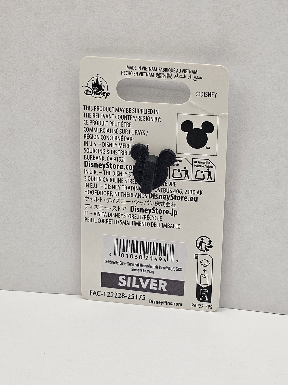 Disney Parks Honorary Mickey Mouse Club Member Enamel Pin - New - Picture 2 of 5